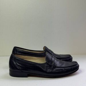 Bally of Switzerland Black Leather Loafers Men’s Shoes Sz 10 Medium MSRP:$349.95